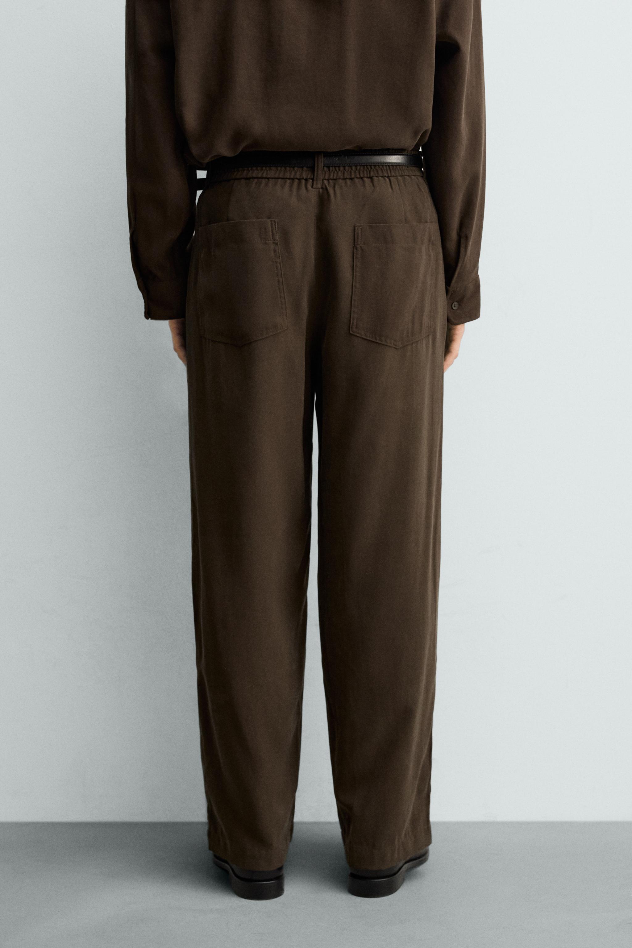 RELAXED FIT FLOWY PANTS